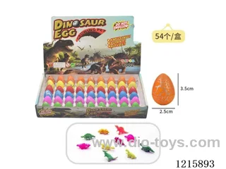 54PCS Expanded Dinosaur Eggs