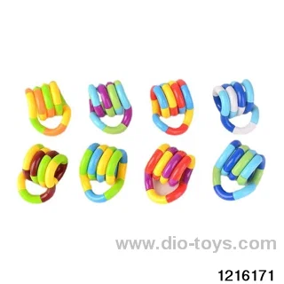 Fingertip twisting rope stress-relieving toy