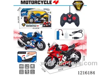 1:16 2ch rc motorcycle W L/M/spray included battery