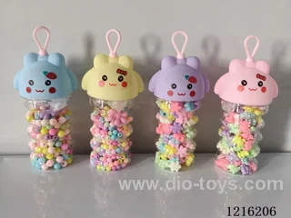 DIY Jewelry Set (Colorful beads + flower beads + wire)