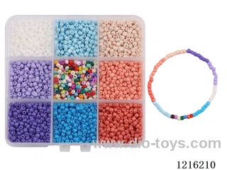 DIY Jewelry Set (3mm rice beads + wire (9 compartments))