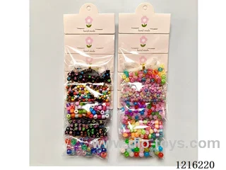 DIY Jewelry Set (4mm Rice Beads + 6/8mm Beads + Barrel Beads + Alphabet Beads + Wire)