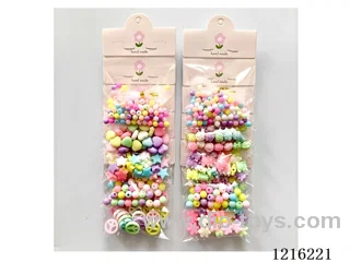 DIY Jewelry Set (6/8mm beads + colored beads + thread)