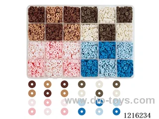 DIY Jewelry Set (Soft Ceramic Pieces + Wire (24pcs))