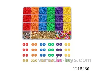 DIY Jewelry Set (Soft ceramic piece + spacer beads + 6mm gold beads/pearls + thread (24 compartments))