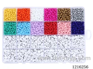 DIY Jewelry Set (4mm Rice Beads + Alphabet Beads + Wire (24 Gauge))