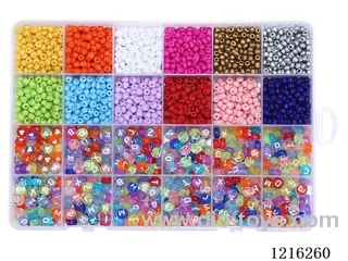 DIY Jewelry Set (4mm Rice Beads + Alphabet Beads + Wire (24 Gauge))