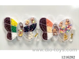 DIY Jewelry Set (4mm rice beads + letter beads + color beads + keychain + pendant + loop lobster clasp + wire - 2 models mixed)