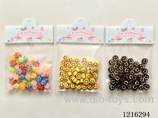 DIY Jewelry Set (Colored beads-smile face-3pcs mix)