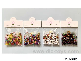 DIY Jewelry Set (4mm Rice Beads + Letter Beads + Wire - 4 Mixes)