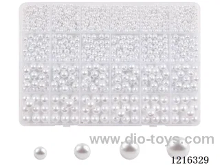 DIY Jewelry Set (4/6/8/10mm pearls (24 compartments)-1 type mix)