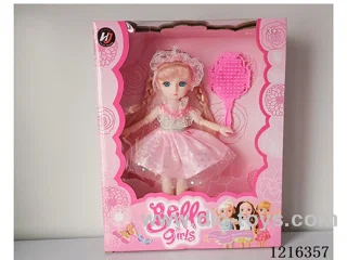 22cm 13 jointed 3D eye Barbie + jewelry