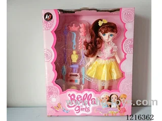 22cm 13 jointed 3D eyes Barbie + jewelry