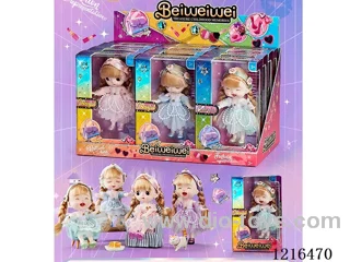 4.5inch  doll 13CM 13 joint solid body doll 12 boxes 4 mixed