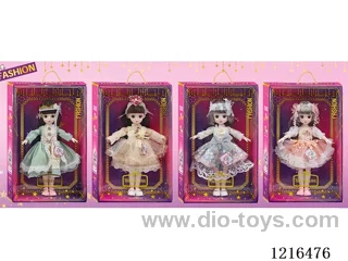 12inch 30CM 21 joint solid body 3D eye doll （Mixed Pack）