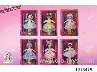 12inch 30CM 21 joint solid body 3D eye doll （Mixed Pack）