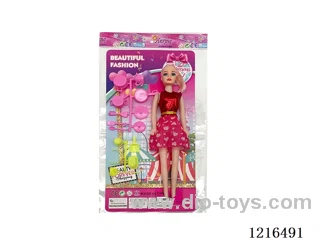 11inch 5 joint empty body color printing eyes Barbie （Mixed Pack）
