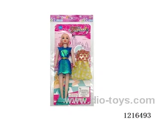 11inch 5 joint empty body color printing eyes Barbie （Mixed Pack）