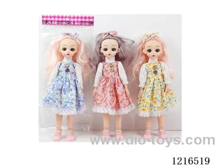 12inch 23 joint 30CM solid body3D eye doll （Mixed Pack）
