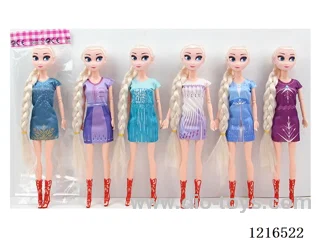11.5inch 9 joint 30CM solid body 3D eyes doll （Mixed Pack）