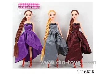 11.5inch 9 joint 30CM solid body 3D eyes Barbie （Mixed Pack）