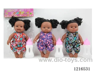 10inch 21CM 5 joint  3D eyes vinyl doll +4IC（LR44*2） （Mixed Pack）