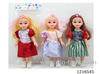 10inch 5 joint 25CM empty body color printing eyes doll （Mixed Pack）
