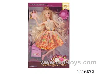 11inch 11 joint 28CM solid body color printing eyes Barbie （Mixed Pack）