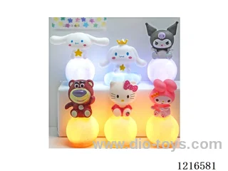 12CM （AG3*3）animal toys with light （Mixed Pack）