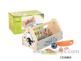 WOODEN TOOL BASKET IN COLOR BOX