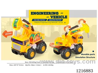 Free wheel engineering drilling trucks