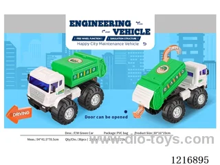 Free wheel engineering environmental protection vehicle