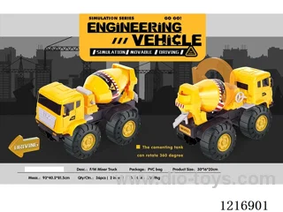 Free wheel mixer trucks
