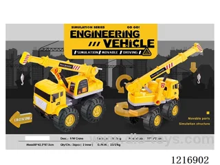 Free wheeling engineering cranes