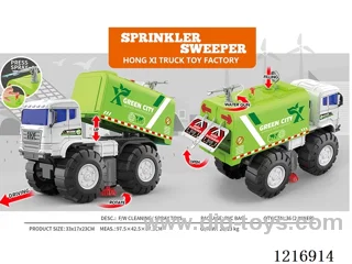 Free wheel water jet sweeper