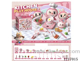 LABUBU Kitchen Gift Set with Lights and Sounds