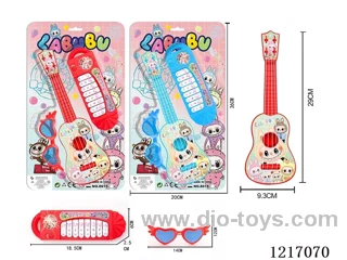Guitarra labubu + Piano electrónico + gafas