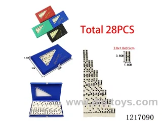 28PCS Dominoes(3.8x1.8x0.5cm)