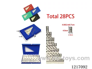 28PCS Dominoes(4.9x2.4x0.7)