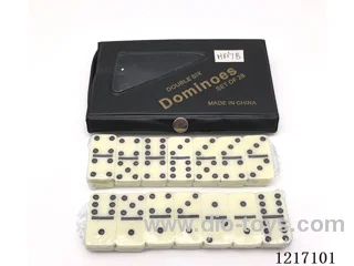 Small Plastic Dominoes in PVC Bag