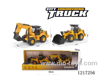 Inertia-Plastic bulldozer + excavator (included battery)