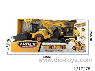 Free Wheel + Inertia-Plastic Roller + Excavator (included battery)