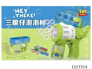 Three Eyes Angel Bubble Gun -with light