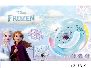 Frozen Light Up Ring Bubble Machine -with light