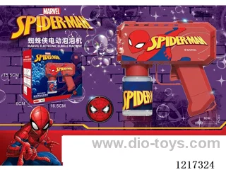 Spider-Man B/O Bubble Machine -with light