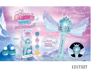 Upgraded Peach Heart Bubble Wand-Blue -W L/M