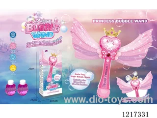 Mini Peach Heart Bubble Wand -W L/M