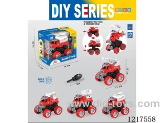 DIY Transformer Fire Truck / 4 Mixed (Inertia)