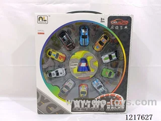 Racing Scene-Pull Back Alloy Car Set