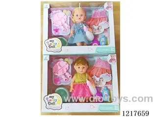 14 inch Vinyl Doll-Drinking & Peeing+6 Sound IC (2 Mixed)